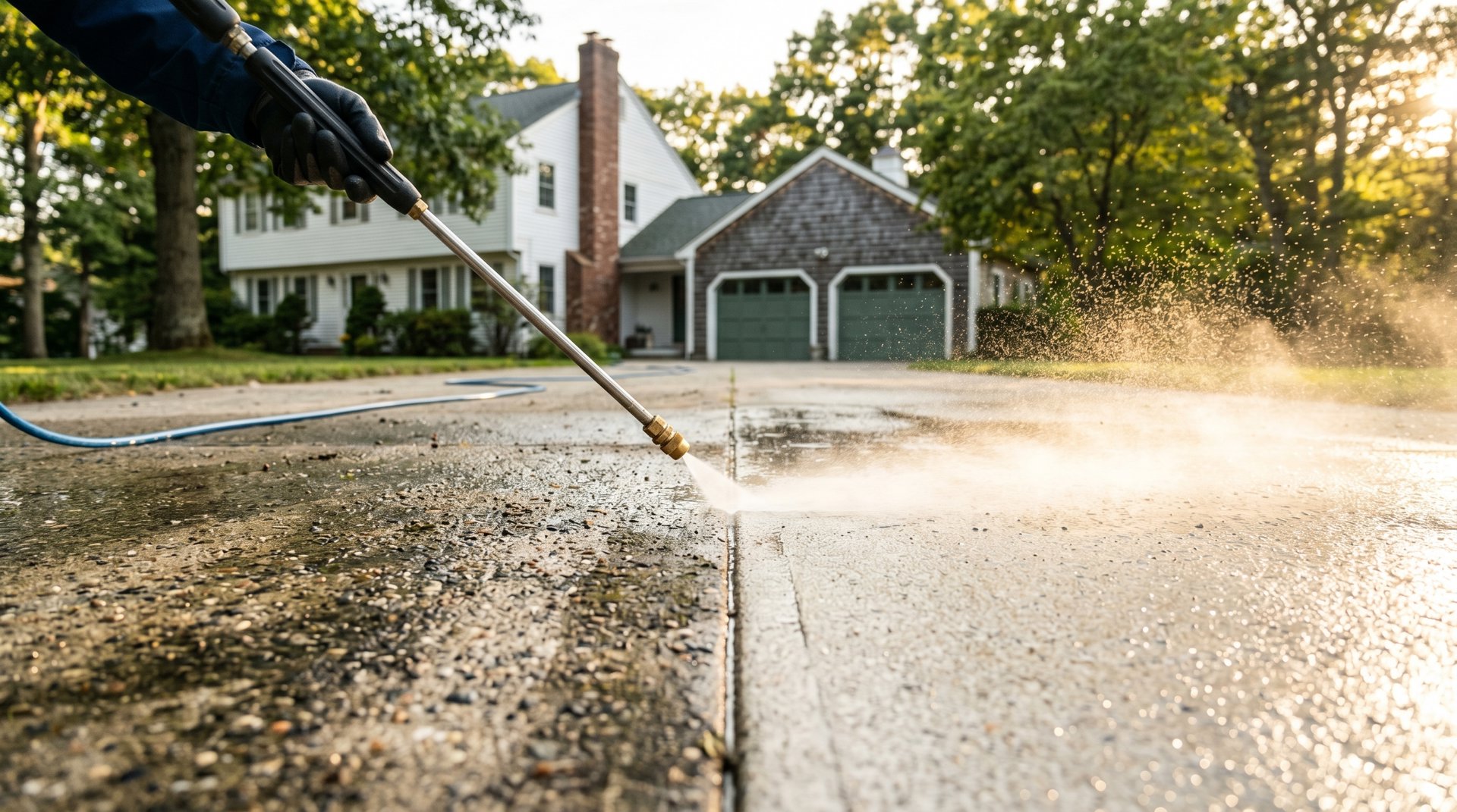 Driveway Pressure Washing